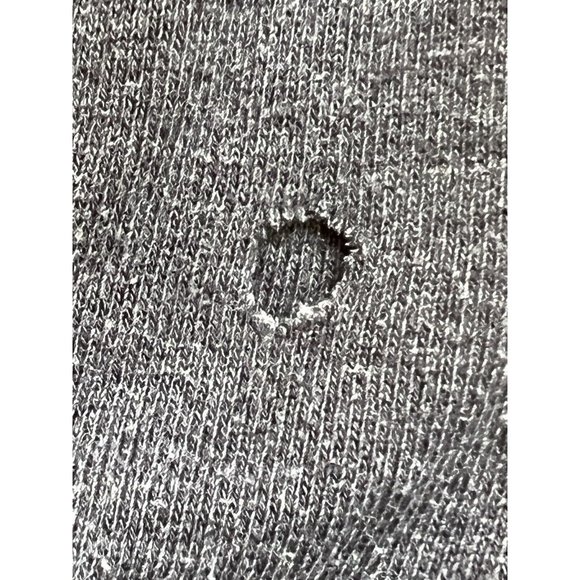 Vintage Volcom Stone Dark Heather Gray Hoodie Sweatshirt Mens Sz M 1/4 Button Up - Picture 3 of 9